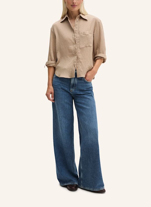Marc O'Polo Streifenbluse BEIGE