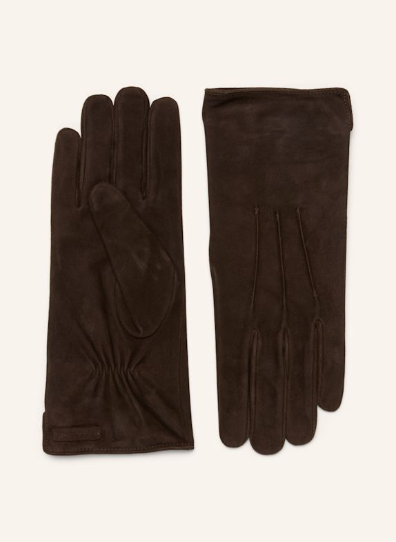 Marc O'Polo Handschuhe DUNKELBRAUN