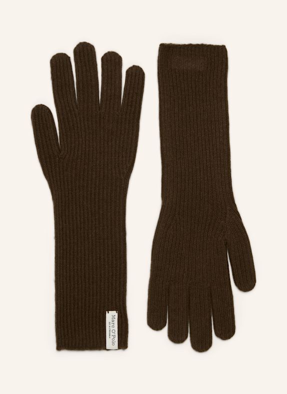 Marc O'Polo Strickhandschuhe DUNKELBRAUN