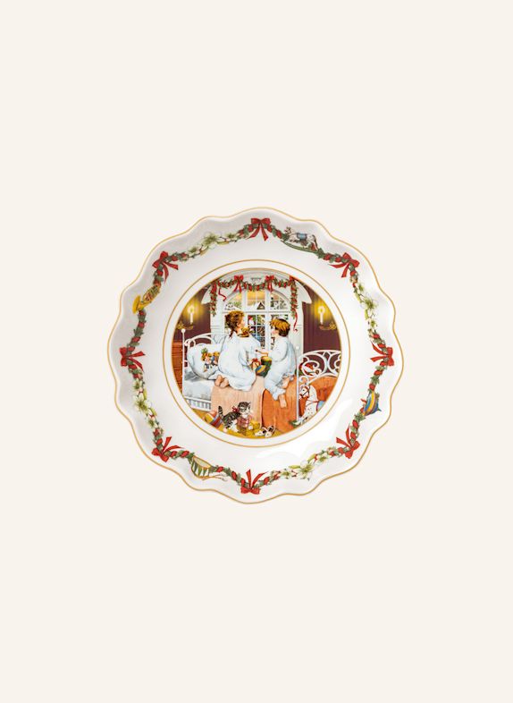 Villeroy & Boch Schale 2022 ANNUAL CHRISTMAS EDITION GELB/ GRÜN/ BLAU/ ROT