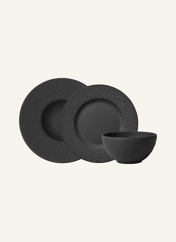 Villeroy & Boch Starter Set 6tlg. EC MANUFACTURE ROCK SCHWARZ
