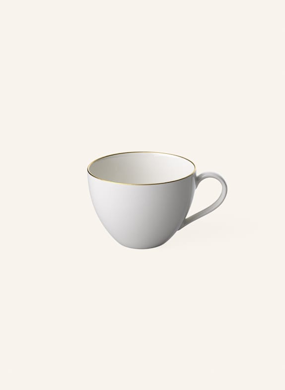 Villeroy & Boch Kaffeeobertasse ANMUT GOLD WEISS