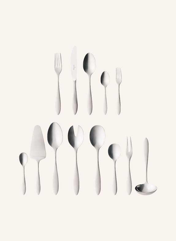 Villeroy & Boch Tafelbesteck 68tlg. ARTHUR GEBÜRSTET SILBER