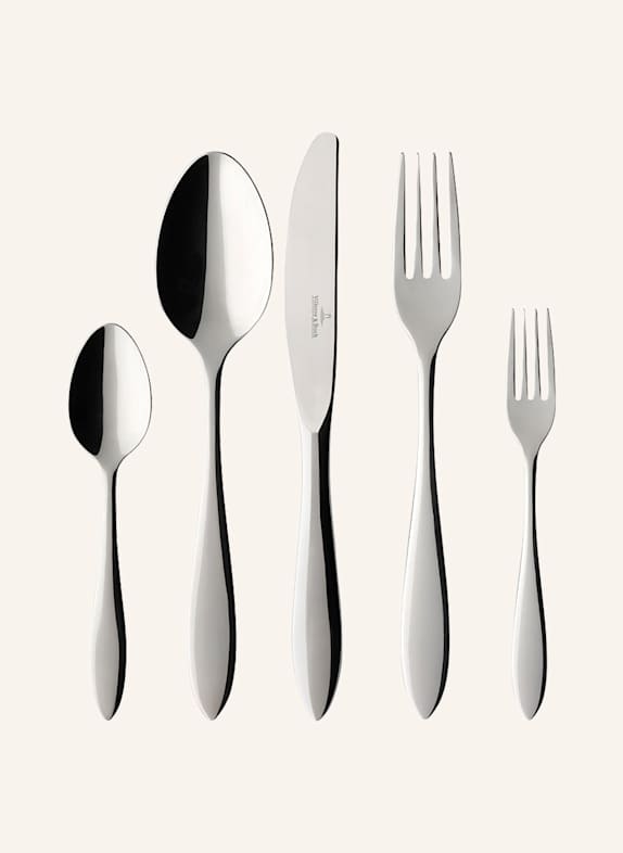 Villeroy & Boch Tafelbesteck 30tlg. ARTHUR GEBÜRSTET SILBER