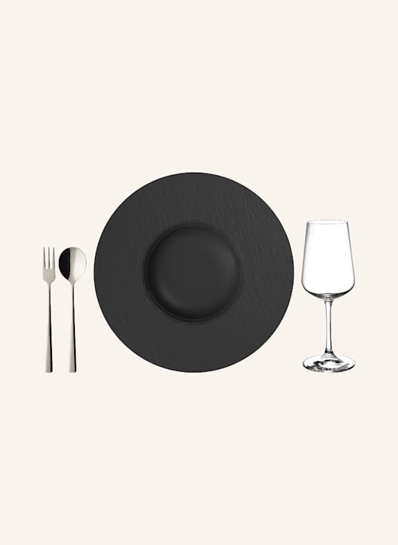 Villeroy & Boch Pastaset 12tlg. EC MANUFACTURE ROCK SCHWARZ