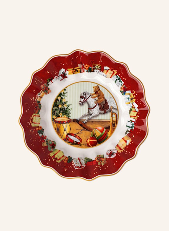 Villeroy & Boch Schale auf Fuß klein, Geschenke TOY'S FANTASY GELB/ GRÜN/ BLAU/ ROT