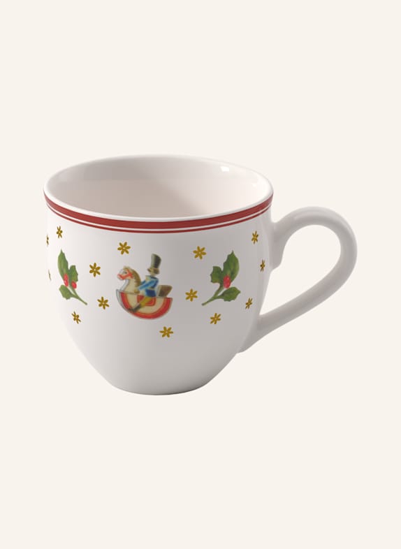 Villeroy & Boch Mokka-/Espresso-Obertasse TOY'S DELIGHT ROT/ WEISS