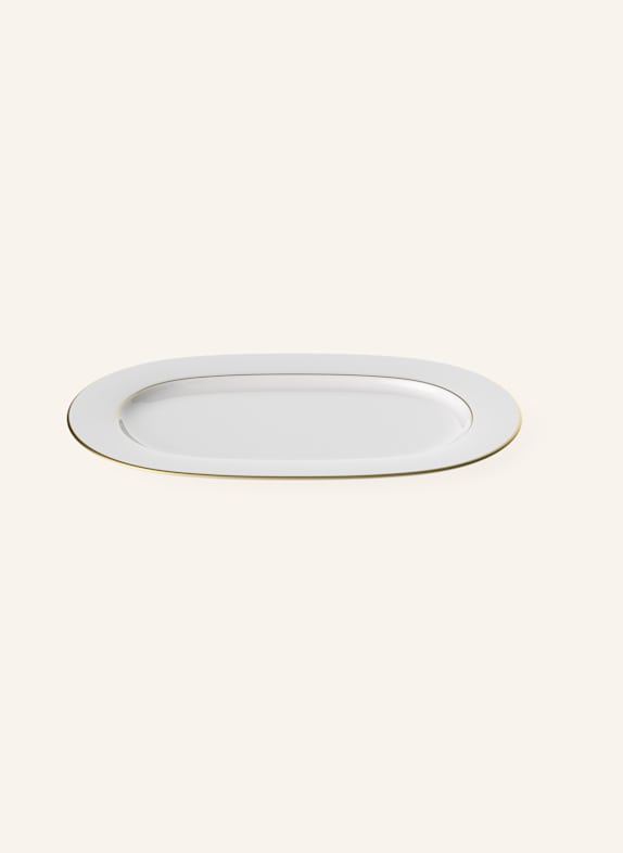 Villeroy & Boch Platte oval ANMUT GOLD WEISS