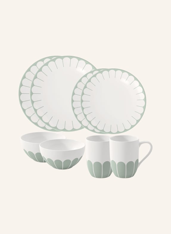 Villeroy & Boch Starter-Set 8tlg. FLEUR VERT GRÜN