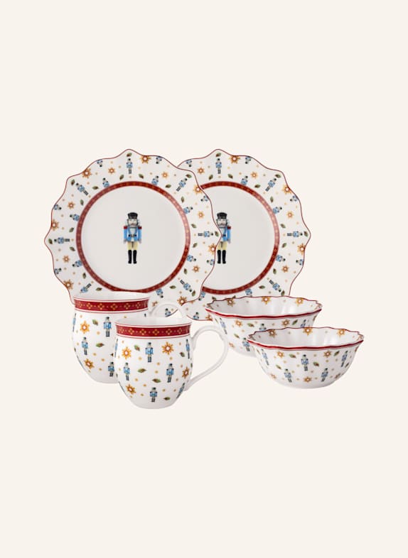 Villeroy & Boch Frühstücks-Set für 2 Nussknacker, 6tlg. TOY'S DELIGHT GELB/ GRÜN/ BLAU/ ROT