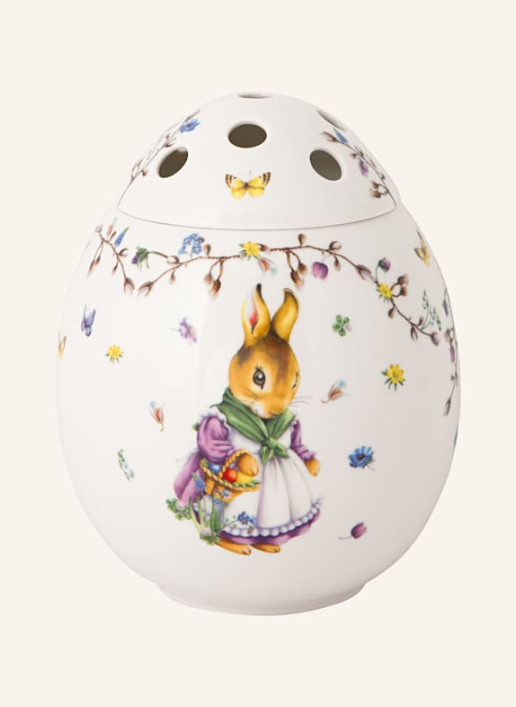 Villeroy & Boch Ei-Vase, Emma und Paul SPRING FANTASY GRÜN/ WEISS