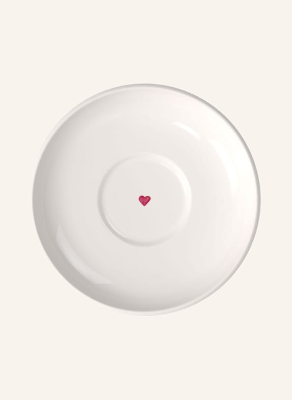 like. by Villeroy & Boch Espresso-Untertasse WITH LOVE WEISS