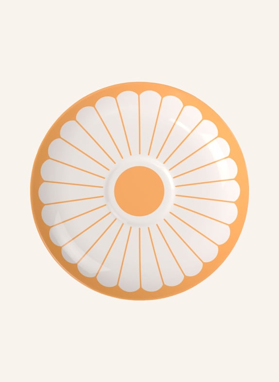 Villeroy & Boch Cappuccino-Untertasse FLEUR SOLEIL GELB