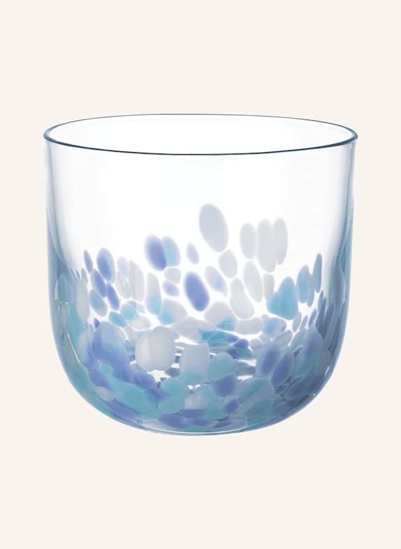 like. by Villeroy & Boch Wasserglas, 2 Stück LIKE CONFETTI AQUA BLAU