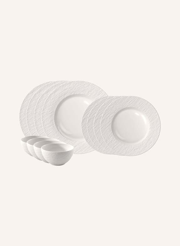 Villeroy & Boch Starter-Set, 12-teilig MANUFACTURE ICE WEISS