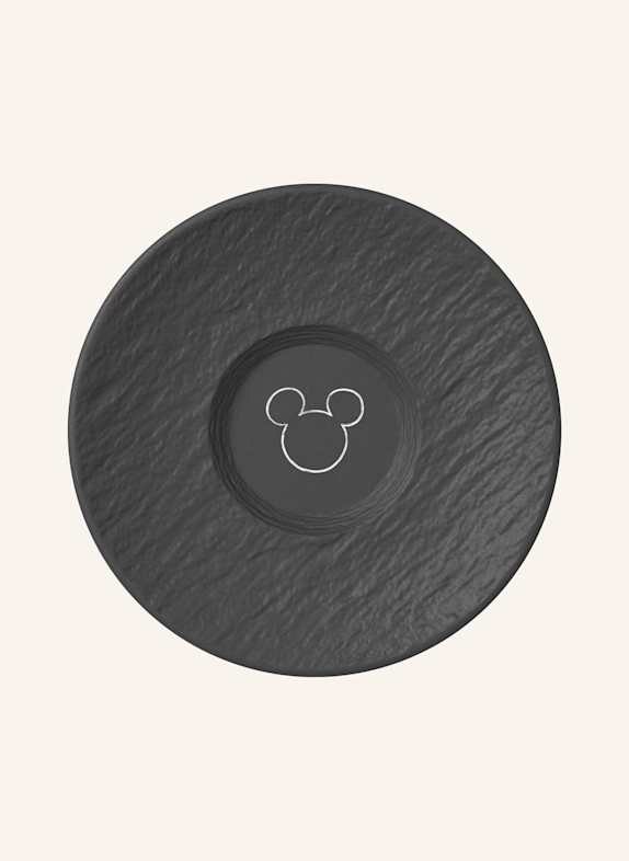Villeroy & Boch Kaffee-Untertasse MANUFACTURE ROCK - MICKEY MOUSE SCHWARZ