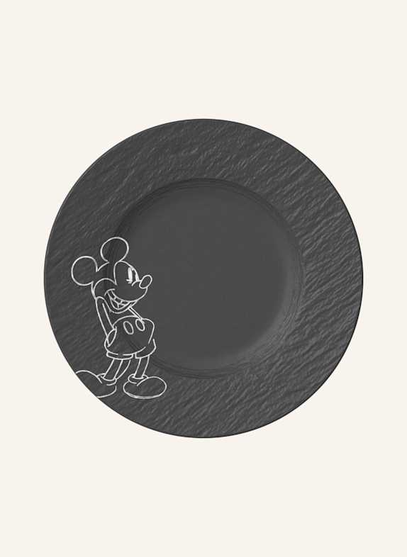 Villeroy & Boch Frühstücks-/Dessertteller MANUFACTURE ROCK - MICKEY MOUSE SCHWARZ