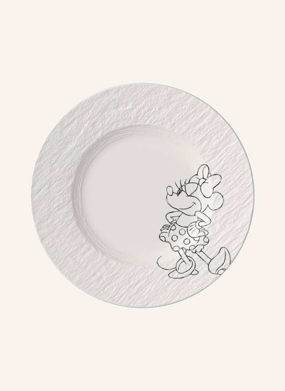 Villeroy & Boch Frühstücks-/Dessertteller MANUFACTURE ROCK BLANC - MICKEY MOUSE WEISS