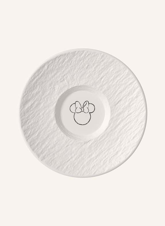Villeroy & Boch Kaffee-Untertasse MANUFACTURE ROCK BLANC - MICKEY MOUSE WEISS