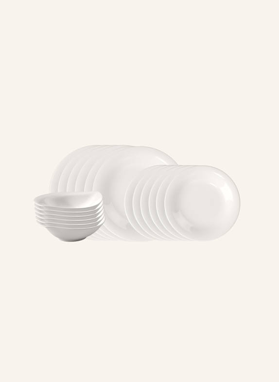 like. by Villeroy & Boch Dinner-Set, 18 Stück. EC ESSENTIAL WEISS