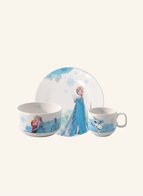 Villeroy & Boch Kindergeschirr Set 3tlg. DISNEY FROZEN GELB/ GRÜN/ BLAU/ ROT