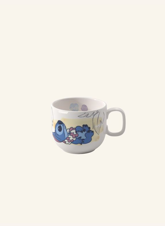 Villeroy & Boch Kinderbecher mit Henkel, klein DISNEY STITCH GELB / GRÜN / BLAU
