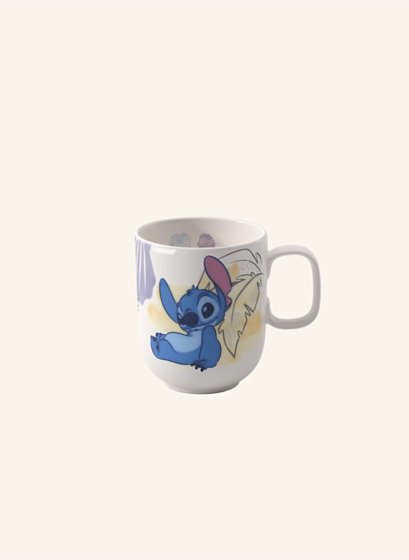 Villeroy & Boch Kinderbecher mit Henkel, groß DISNEY STITCH GELB / GRÜN / BLAU