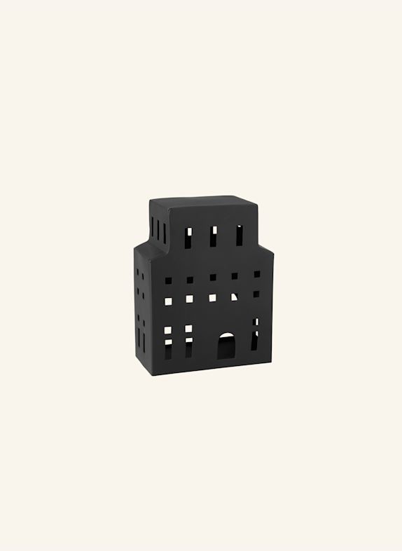 Villeroy & Boch Windlicht Haus CHRISTMAS CHIC SCHWARZ