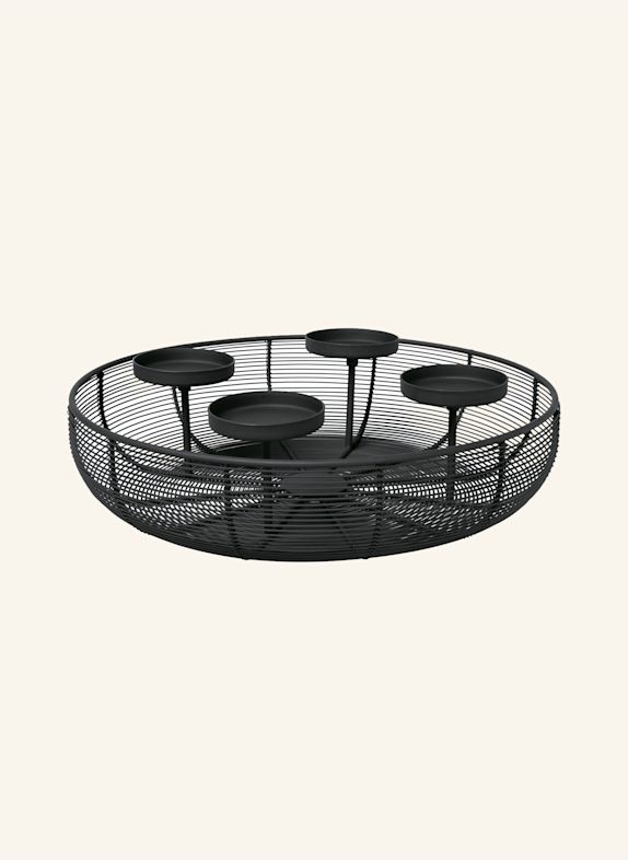 Villeroy & Boch Adventskranz CHRISTMAS CHIC SCHWARZ