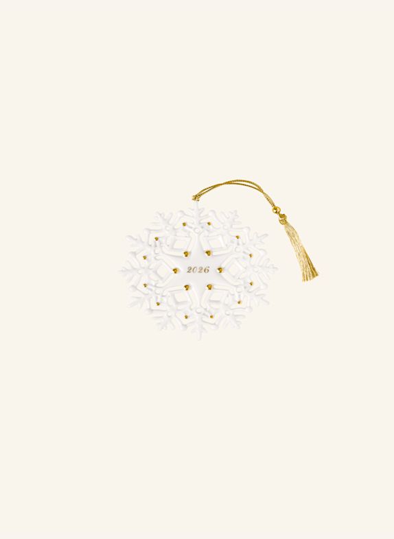 Villeroy & Boch Ornament Schneeflocke 2026 CHRISTMAS CLASSICS GOLD