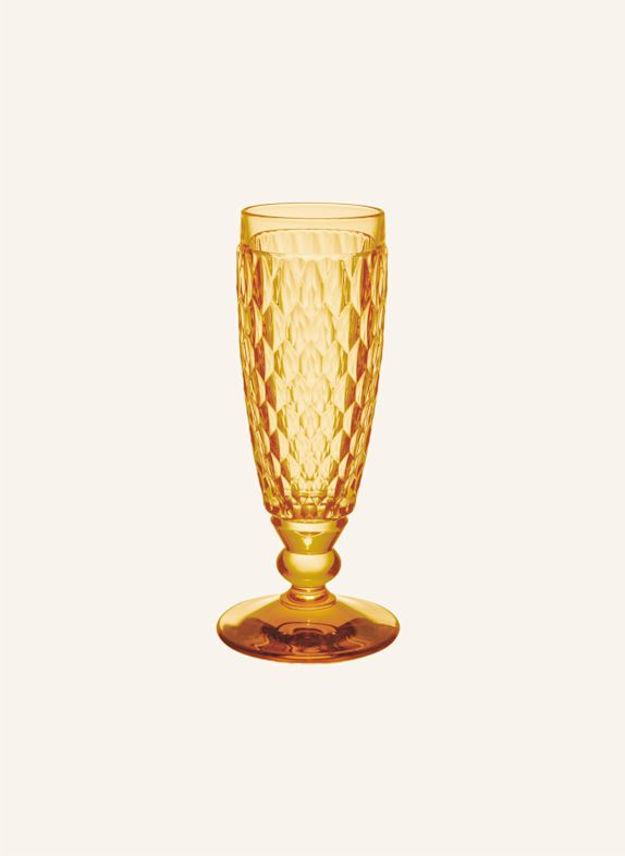 Villeroy & Boch Sekt-/Champagnerglas BOSTON SAFFRON GELB
