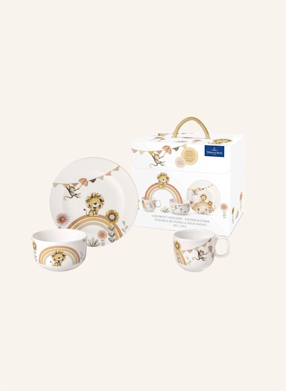 Villeroy & Boch Kindergeschirr-Set 3tlg. ROAR LIKE A LION BEIGE