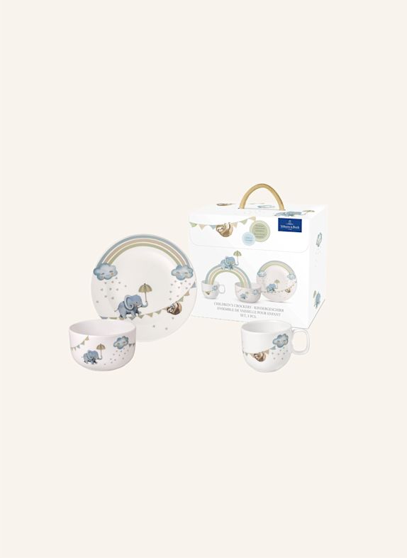 Villeroy & Boch Kindergeschirr-Set 3tlg. WALK LIKE AN ELEPHANT BLAU