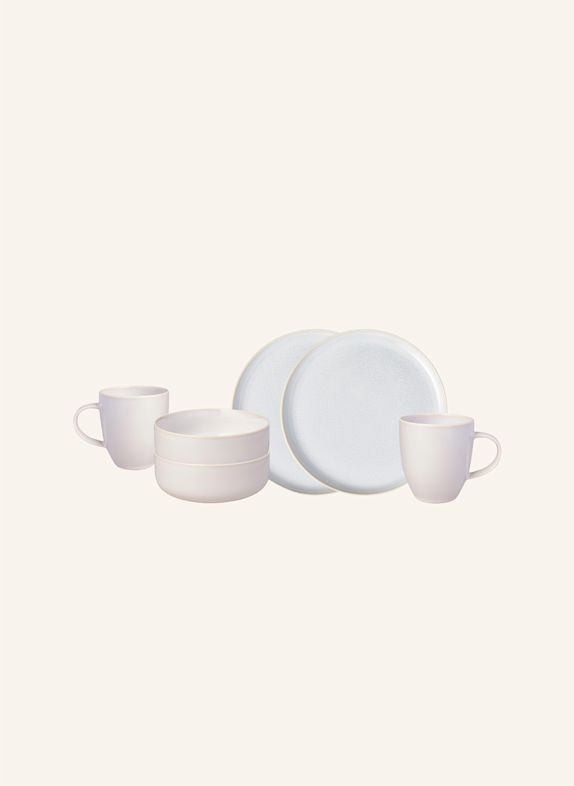 like. by Villeroy & Boch Frühstücks-Set 6-teilig CRAFTED COTTON WEISS