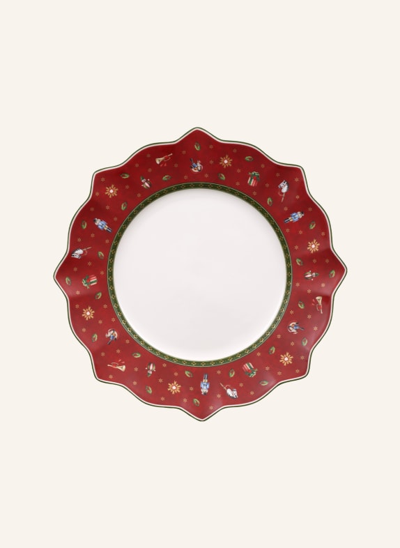 Villeroy & Boch Speiseteller rot TOY'S DELIGHT ROT/ WEISS