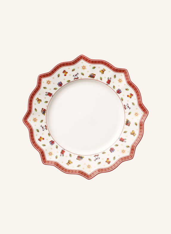 Villeroy & Boch Speiseteller weiß TOY'S DELIGHT ROT/ WEISS