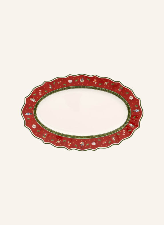 Villeroy & Boch Servierplatte mittel TOY'S DELIGHT ROT/ WEISS