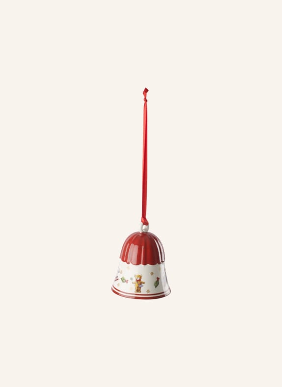 Villeroy & Boch Glocke TOY'S DELIGHT DECORATION ROT/ WEISS
