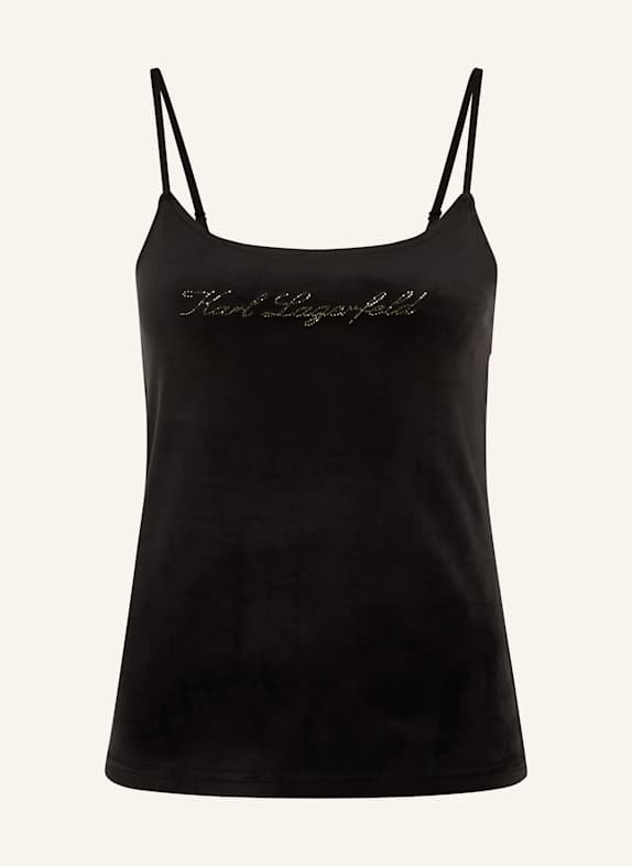 KARL LAGERFELD Top SCHWARZ