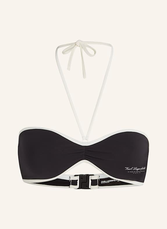 KARL LAGERFELD Bikini-Top SCHWARZ