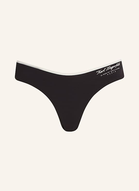 KARL LAGERFELD Bikini-Hose SCHWARZ