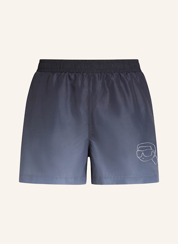 KARL LAGERFELD Badeshorts SCHWARZ