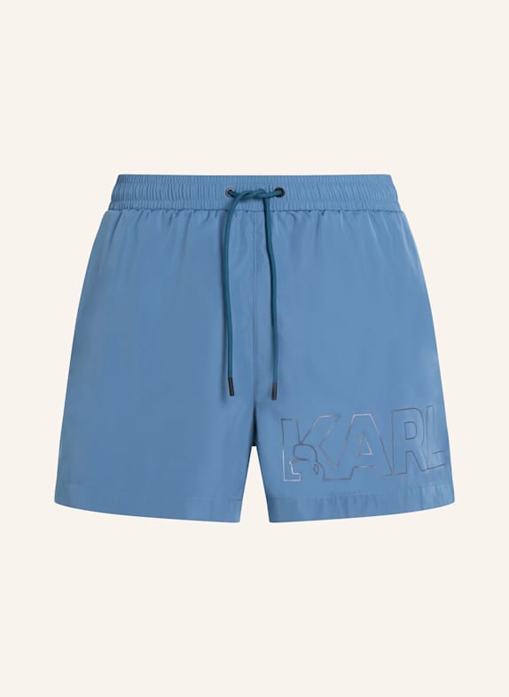 KARL LAGERFELD Badeshorts DUNKELBLAU