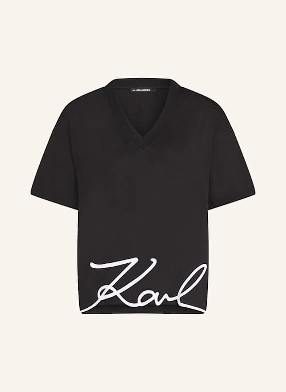 KARL LAGERFELD T-shirt SCHWARZ