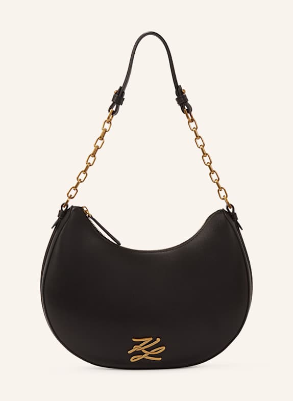 KARL LAGERFELD K/Autograph Hobo-Bag SCHWARZ