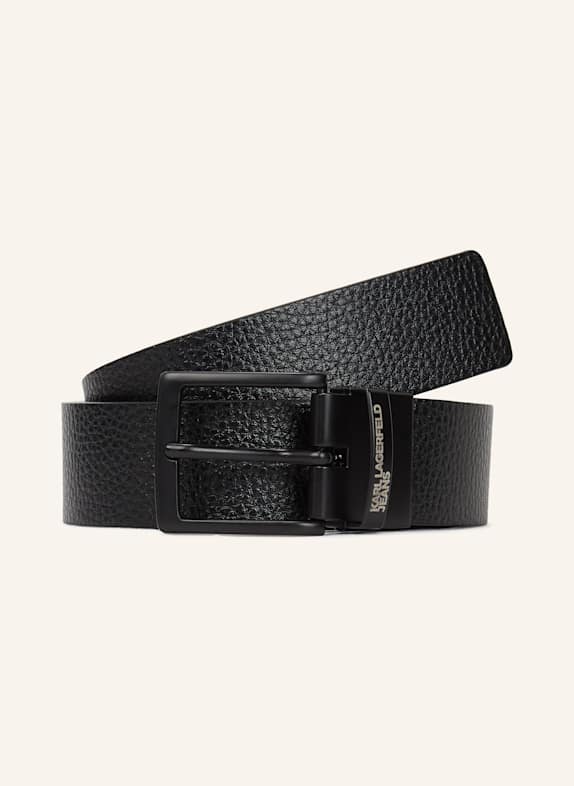 KARL LAGERFELD JEANS Gürtel SCHWARZ/ GRAU