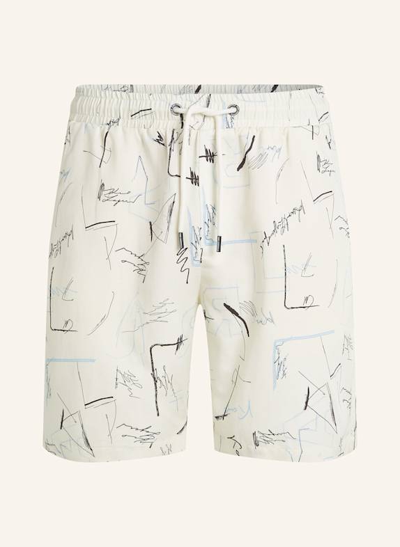 KARL LAGERFELD Shorts SCHWARZ/ BEIGE