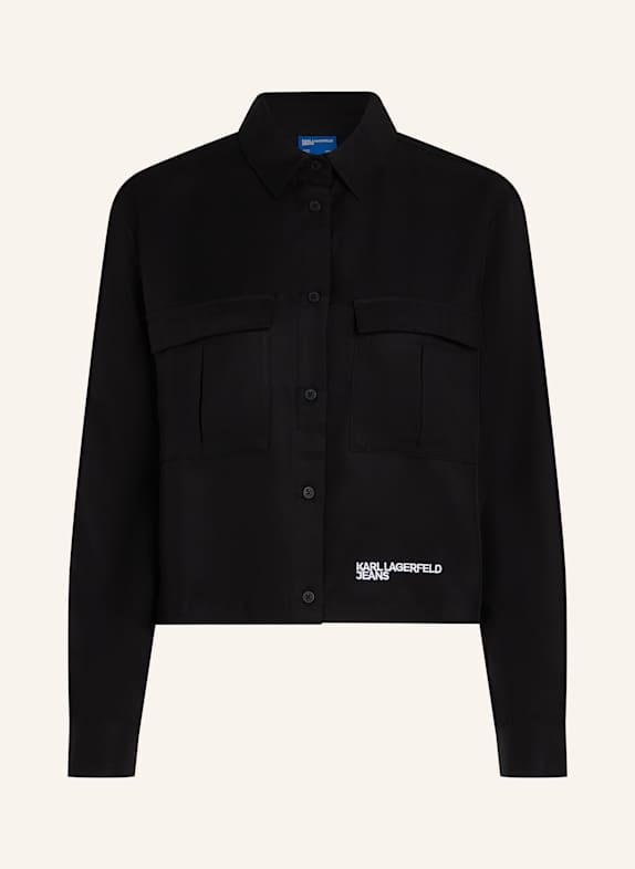 KARL LAGERFELD JEANS Bluse SCHWARZ
