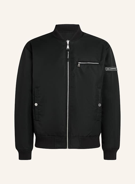 KARL LAGERFELD Jacke SCHWARZ/ BEIGE