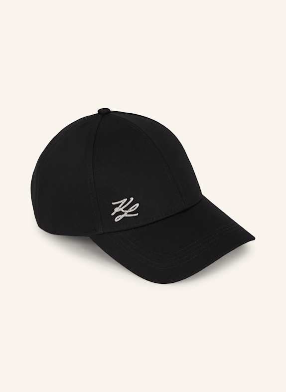 KARL LAGERFELD Cap SCHWARZ
